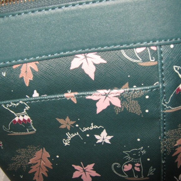 Like New Radley London Forest Friends (Green) Ziptop Crossbody Bag - Picture 5 of 14